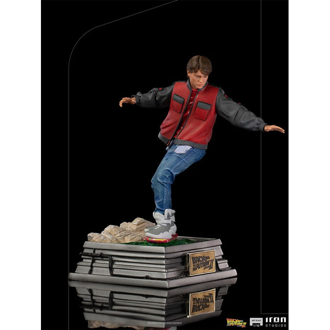 Marty McFly on Hoverboard - Back to the Future 1/10 Scale Figure