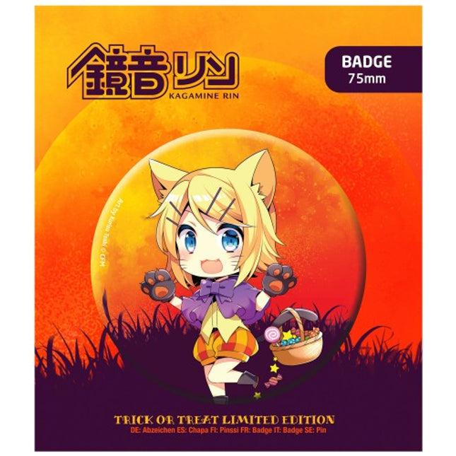PIAPRO Characters: Kagamine Rin Halloween Badge
