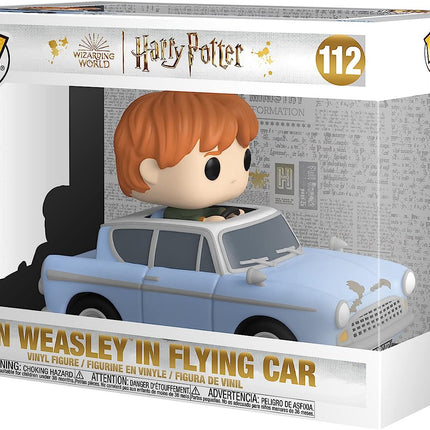 Funko POP! Ride Super Deluxe: Harry Potter Chamber Of Secrets 20th - Ron Weasley With Car