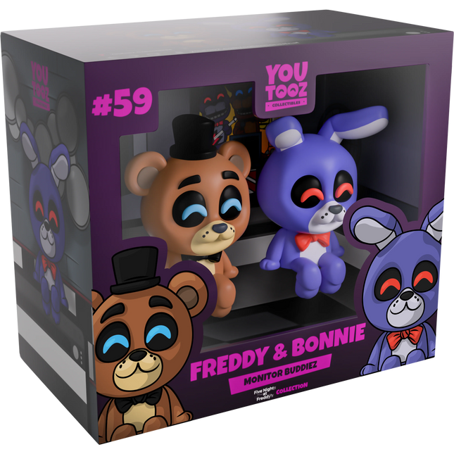 Youtooz - Five Nights at Freddy's: Freddy & Bonnie Monitor Buddiez
