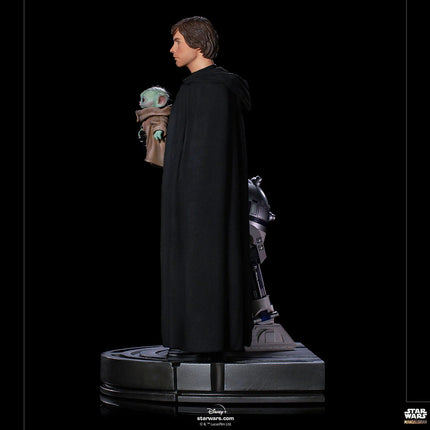 The Mandalorian 1/4 Legacy Scale Figure Luke Skywalker, R2-D2 And Grogu