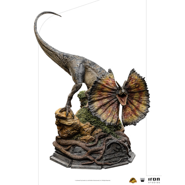 Dilophosaurus – Jurassic Park 1/10 Scale Figure