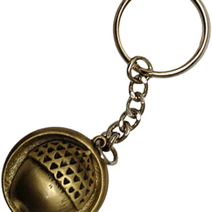 The Hobbit - Bilbo Button Keychain Bronze