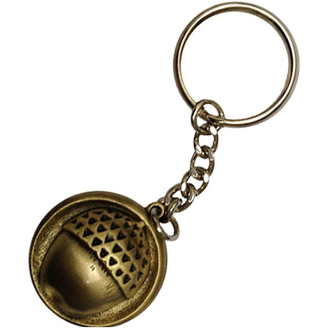 The Hobbit - Bilbo Button Keychain Bronze