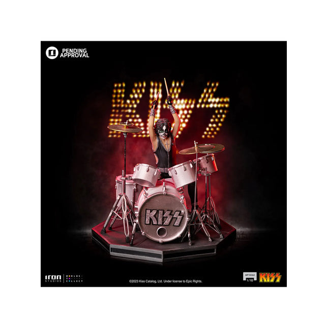 Kiss 1/10 Scale Figure - Peter Criss aka Cat