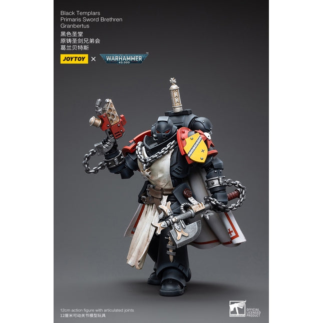 Warhammer 40K 1/18 Scale Black Templars Primaris Sword Brethren Granbertus