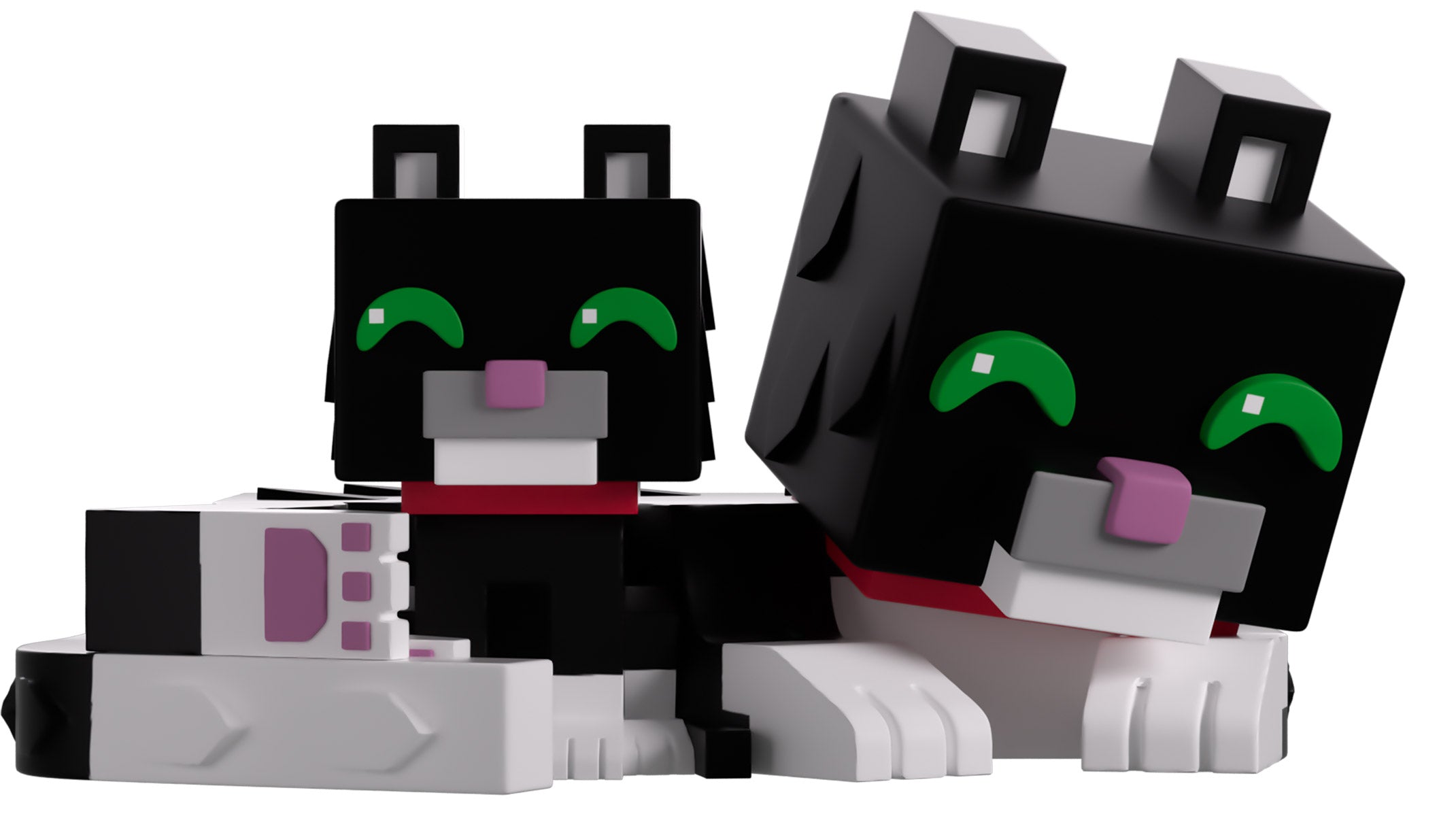 Jay Franco Minecraft Tuxedo Cat pluche kussen - 40 cm zacht knuffeldier Jay Franco Minecraft Tuxedo Cat pluche kussen - 40 cm zacht knuffeldier