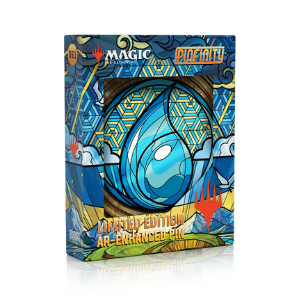 PMTG061 Magic: The Gathering - Stained Glass Island AR Pin