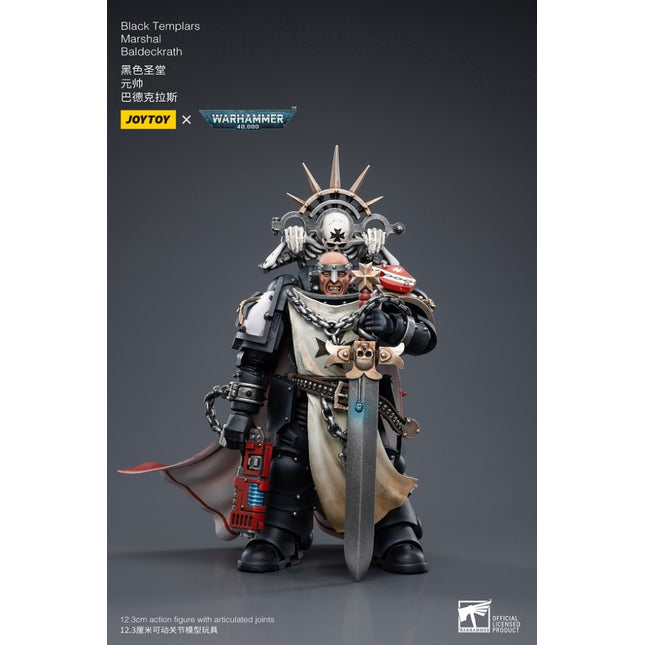 Warhammer 40K 1/18 Scale Black Templars Marshal Baldeckrath