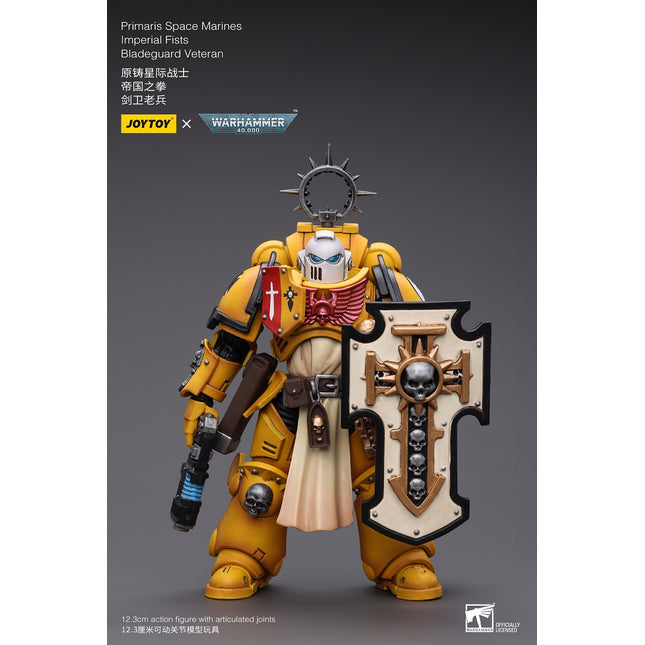 Warhammer 40K 1/18 Scale Primaris Space Marines Imperial Fists Bladeguard Veteran