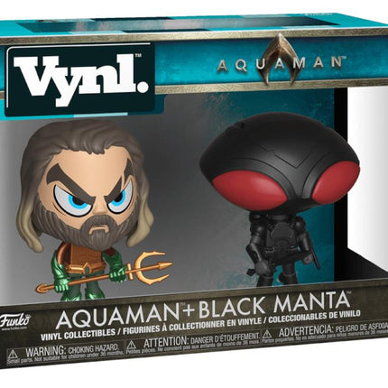 Funko VYNL 4in 2pk DC Aquaman & Black Manta