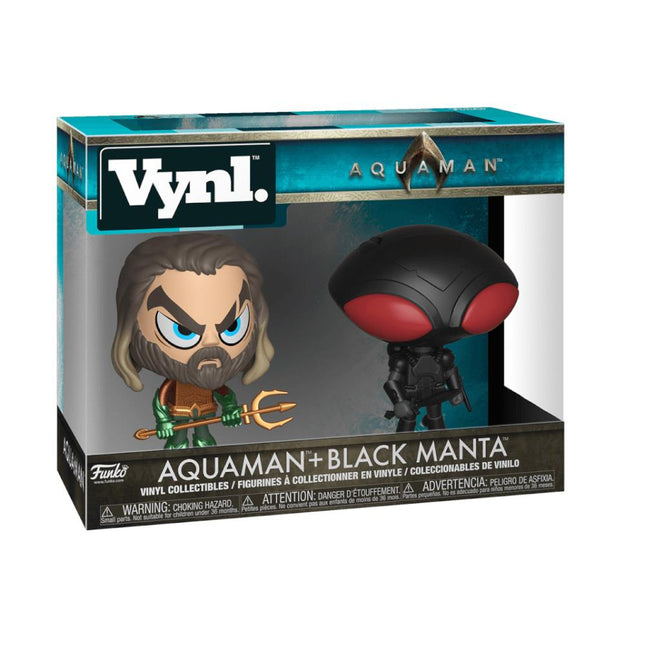 Funko VYNL 4in 2pk DC Aquaman & Black Manta