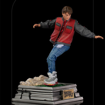 Marty McFly on Hoverboard - Back to the Future 1/10 Scale Figure