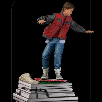 Marty McFly on Hoverboard - Back to the Future 1/10 Scale Figure