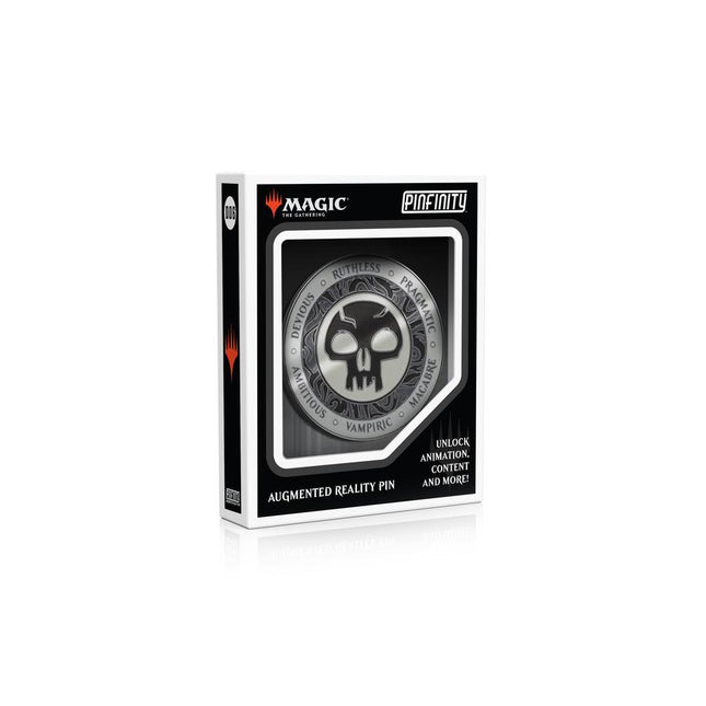 PMTG006 Magic: the Gathering - Black Mana Crest AR Pins