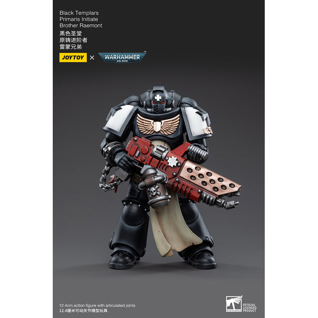 Warhammer 40K 1/18 Scale Ultramarines Black Templars Primaris Initiate Brother Raemont