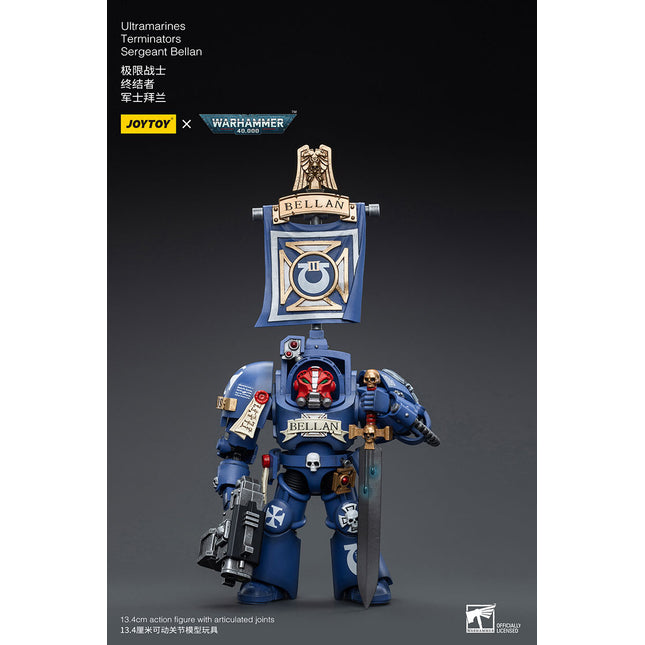 Warhammer 40K 1/18 Scale Ultramarines Terminators Sergeant Bellan