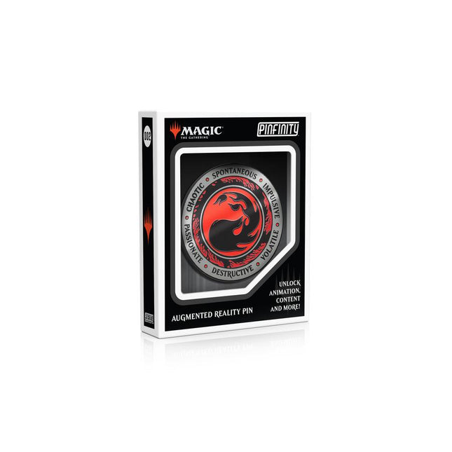 PMTG002 Magic: The Gathering- Red Mana Crest AR Pin