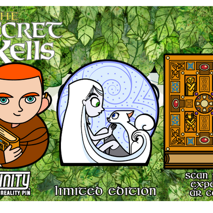 PCSKSET001 The Secret Of Kells 3 AR Pin Set