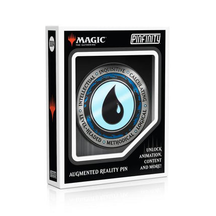 PMTG006 Magic: The Gathering- Blue Mana Crest AR Pin