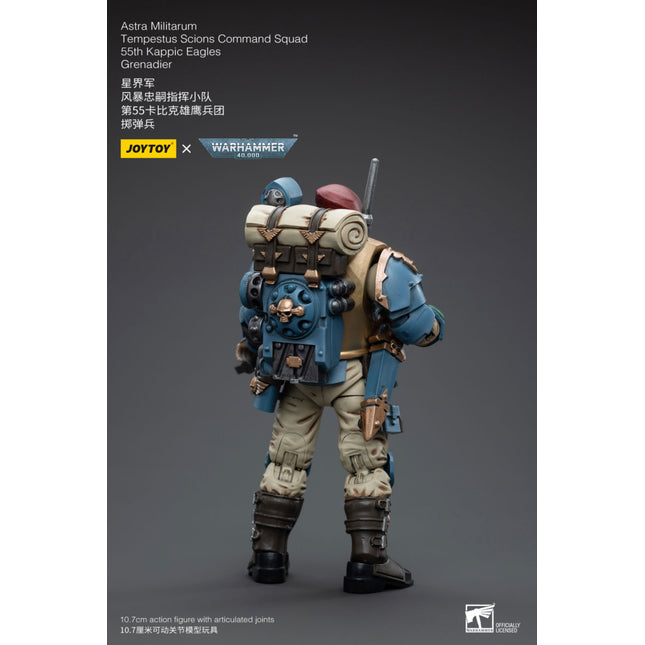 Warhammer 40k Action Figure 1/18 Astra Militarum Tempestus Scions Command Squad 55th Kappic Eagles Grenadier
