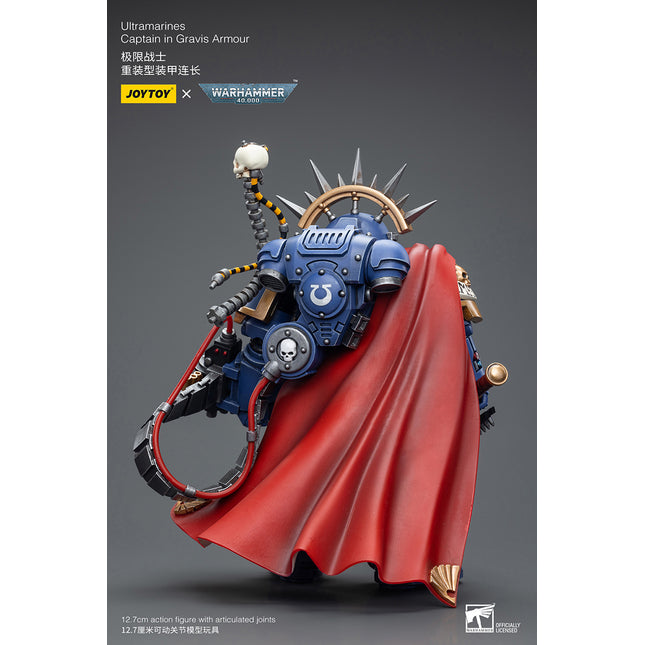 Warhammer 40K 1/18 Scale Ultramarines Captain in Gravis Armour