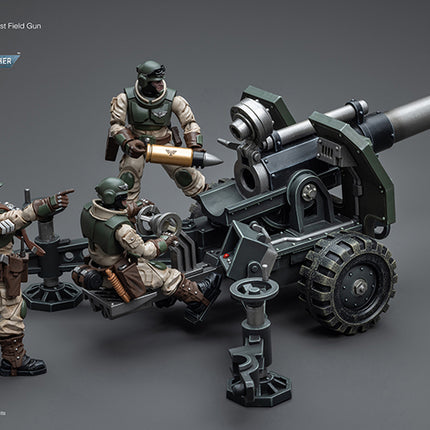 Warhammer 40K 1/18 Scale Astra Militarum Ordnance Team with Bombast Field Gun