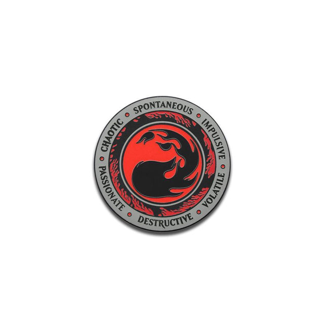 PMTG002 Magic: The Gathering- Red Mana Crest AR Pin