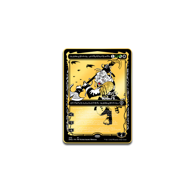 PMTG058 Magic: The Gathering - Ajani, Sleeper Agent Phyrexian Dominaria United Blackout AR Pin