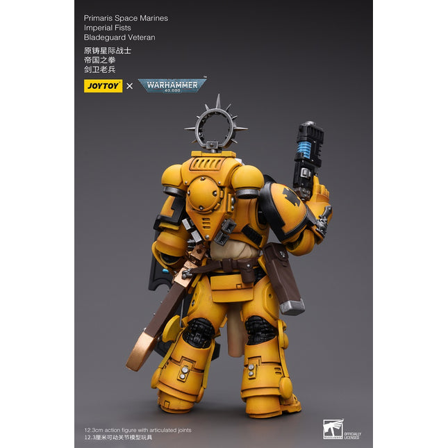 Warhammer 40K 1/18 Scale Primaris Space Marines Imperial Fists Bladeguard Veteran