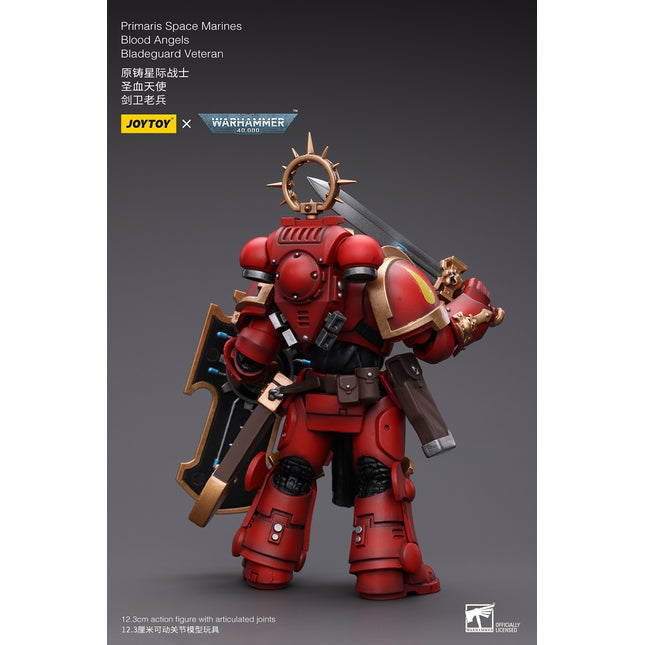 Warhammer 40K 1/18 Scale Primaris Space Marines Blood Angels Bladeguard Veteran