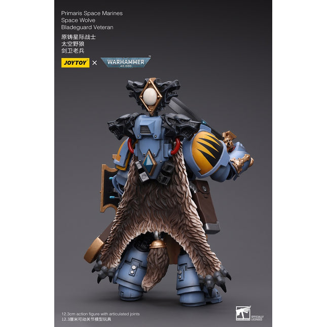 Warhammer 40K 1/18 Scale Primaris Space Marines Space Wolves Bladeguard Veteran