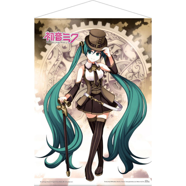 Hatsune Miku Steampunk Wall Scroll / Tapestry
