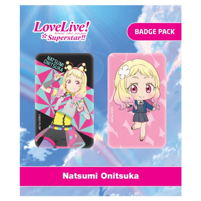 Love Live! Superstar!! Natsumi Onitsuka Badge Pack