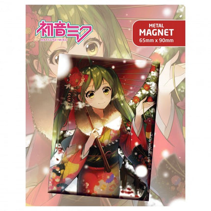 Hatsune Miku Winter Metal Magnet