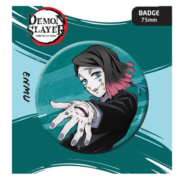 DEMON SLAYER BUTTON BADGE: Enmu