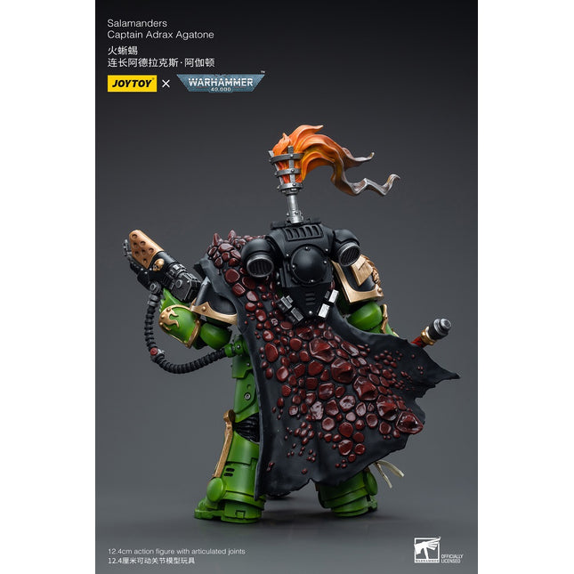 Warhammer 40K 1/18 Scale Salamanders Captain Adrax Agatone