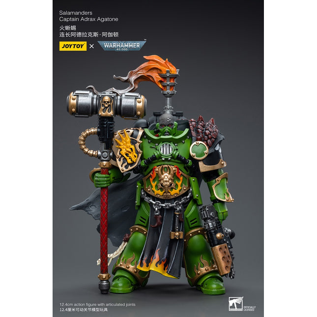 Warhammer 40K 1/18 Scale Salamanders Captain Adrax Agatone