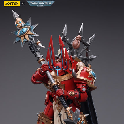 Warhammer 40K 1/18 Scale ChaosSpace Marines Crimson Slaughter Sorcerer Lord in Terminator Armour