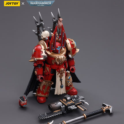 Warhammer 40K 1/18 Scale ChaosSpace Marines Crimson Slaughter Sorcerer Lord in Terminator Armour