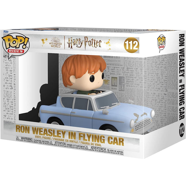 Funko POP! Ride Super Deluxe: Harry Potter Chamber Of Secrets 20th - Ron Weasley With Car