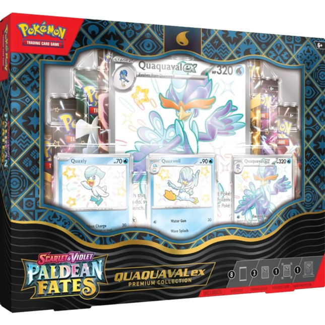 Pokemon TCG: Scarlet & Violet 4.5 Paldean Fates - Premium Collection Quaquaval