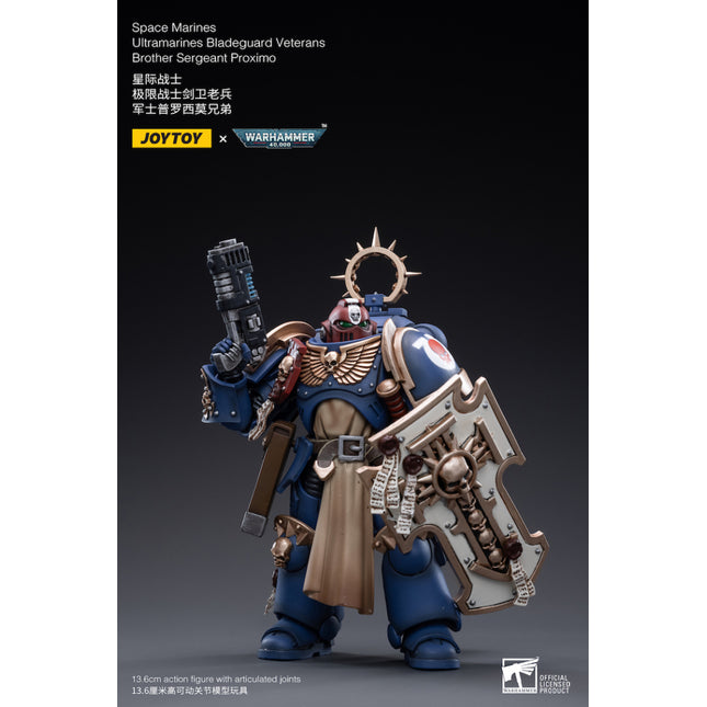 Warhammer 40K 1/18 Scale Ultramarines Bladeguard Veteran Brother Sergeant Proximo