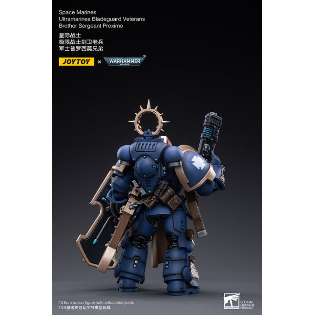 Warhammer 40K 1/18 Scale Ultramarines Bladeguard Veteran Brother Sergeant Proximo