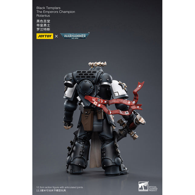 Warhammer 40K 1/18 Scale Black Templars The Emperors Champion Rolantus