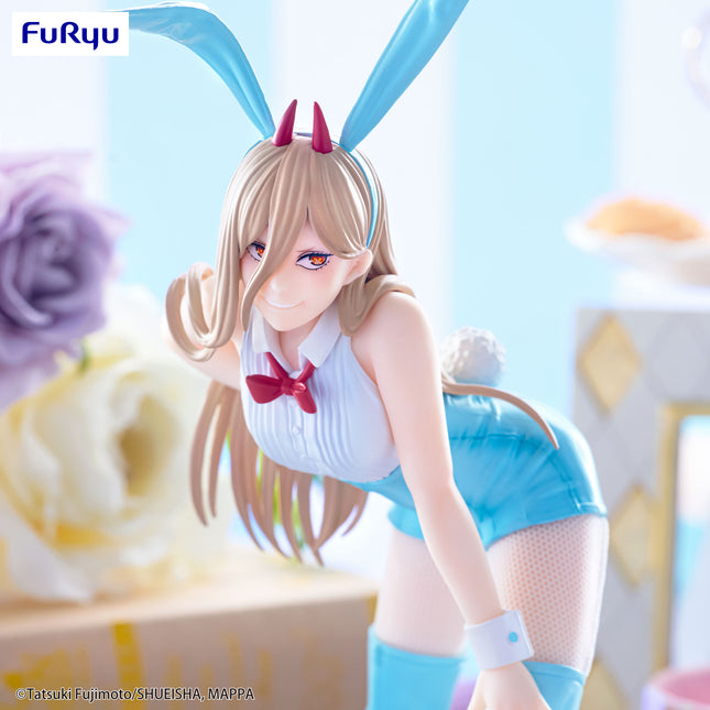 Furyu - Chainsaw Man: BiCute Bunnies Figure -Power Light Blue Color ver.- (Release Date 11/25)