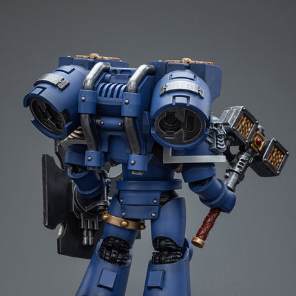 Warhammer 40K 1/18 Scale Ultramarines Vanguard Veteran with Thunder Hammer and Storm Shield