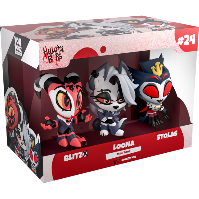 Youtooz: Helluva Boss: Blitzo, Loona & Stolas Minitooz (Release Date: 01/26)