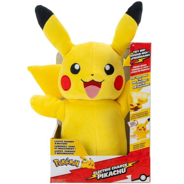Pokemon: Feature Plush Electric Charge Pikachu