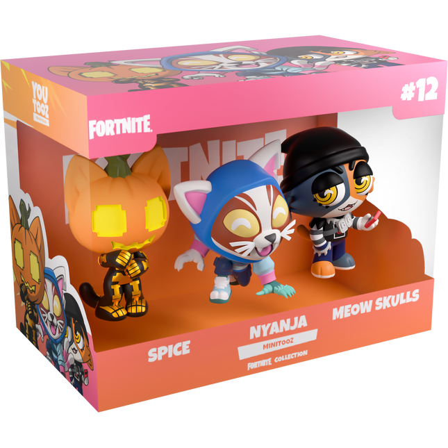 Youtooz: Fortnite Minitooz Set 1: Spice, Nyanja & Meowskulls (Release Date: 03/27)